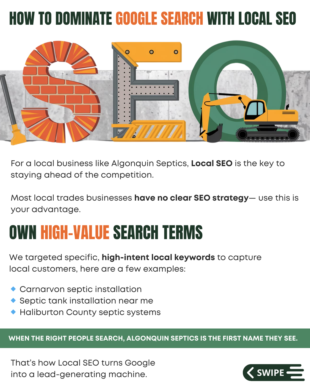 alt="Local search engine marketing strategy for excavation contractors showing targeted keyword approach"